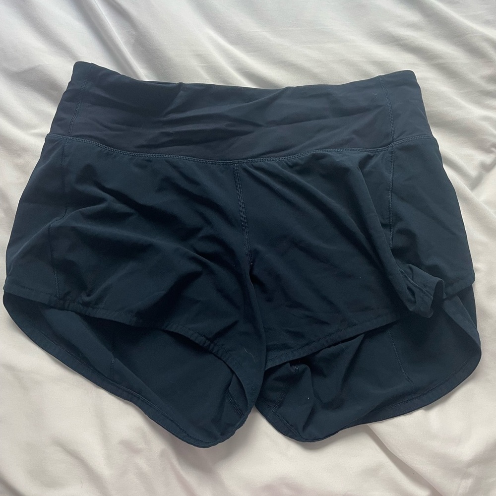Lululemon Speed Up Shorts in Navy